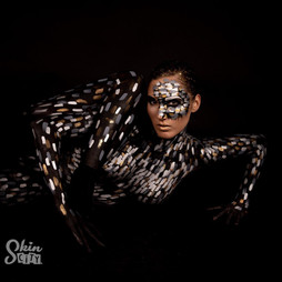 A body painted MODEL