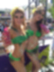 Las Vegas Skin City event models at an outdoor promotional event