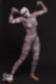 Skin City Body Painting Halloween Mummy