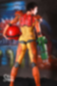 Skin City Body Painting Halloween Metroid