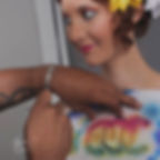 EDC body painting in progress