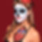 Skin City Body Painting Sugar Skull and Heart